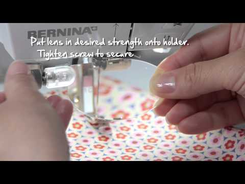 Bernina Mounting Bracket for Magnifying Lens and PunchWork Tool