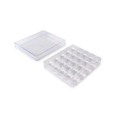 Dritz 25 Bobbin Box-Clear Dritz 25 Bobbin Box-Clear