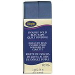 Quilt Binding Double Fold Stone Blue Quilt Binding Double Fold Stone Blue