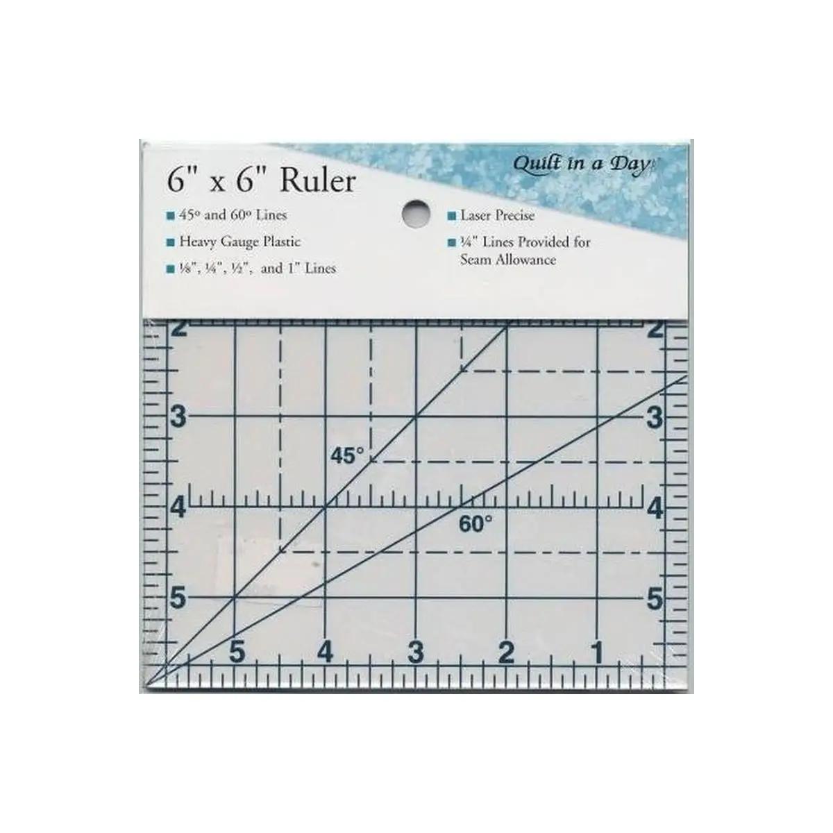 Quilt In A Day 6in Square Ruler Quilt In A Day 6in Square Ruler