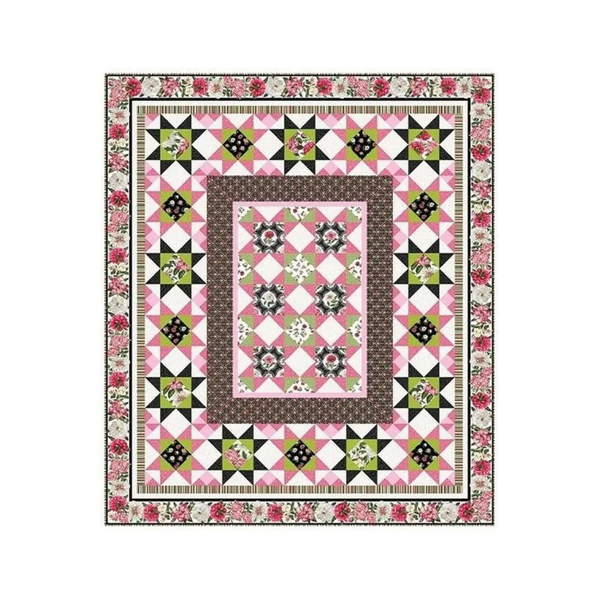Blooming Garden Quilt Pattern Blooming Garden Quilt Pattern