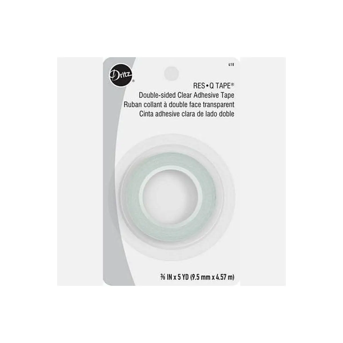 RES.Q Tape Double Sided Clear Adhesive Tape RES.Q Tape Double Sided Clear Adhesive Tape