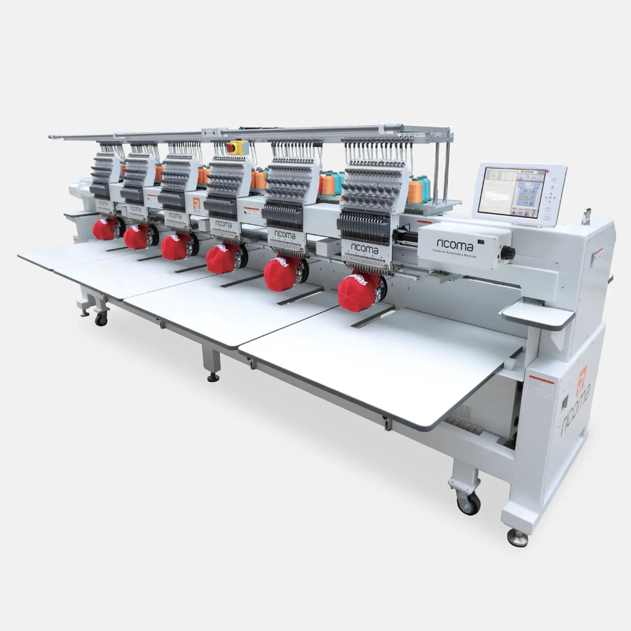 Ricoma CHT2-W Series Multi-Head Commercial Embroidery Machine - CHS2-1508-W - Industrial Sewing Machine Ricoma CHT2-W Series Multi-Head Commercial Embroidery Machine - CHS2-1508-W - Industrial Sewing Machine