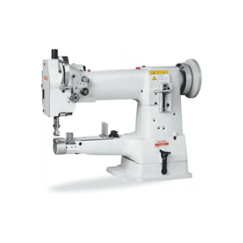 Rugged PB-335B Single Needle Cylinder Bed Industrial Machine with Unison Feed Lockstitch Cpl w/Table & Servo Motor Rugged PB-335B Single Needle Cylinder Bed Industrial Machine with Unison Feed Lockstitch Cpl w/Table & Servo Motor
