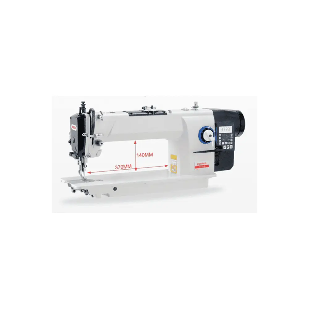 Rugged PB-640D Longarm Direct Drive Compound feed Lockstitch Industrial Sewing Machine Cpl w/Table & Servo Motor. Rugged PB-640D Longarm Direct Drive Compound feed Lockstitch Industrial Sewing Machine Cpl w/Table & Servo Motor.