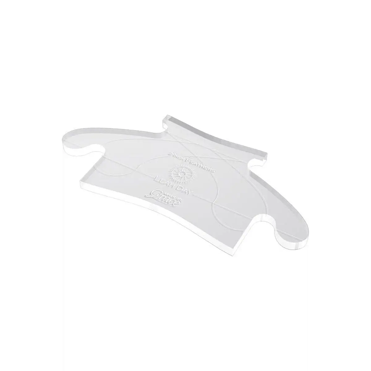 Ruler Template - 2in Feather Ruler Template - 2in Feather