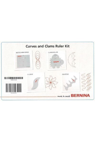 Bernina Curves and Clams Ruler Kit Bernina Curves and Clams Ruler Kit