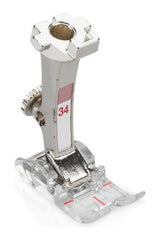 Bernina #34 Reverse-Pattern Foot with Clear Sole Bernina #34 Reverse-Pattern Foot with Clear Sole