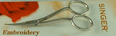 Singer 4 1/2" Double Curved Embroidery Scissors Singer 4 1/2" Double Curved Embroidery Scissors