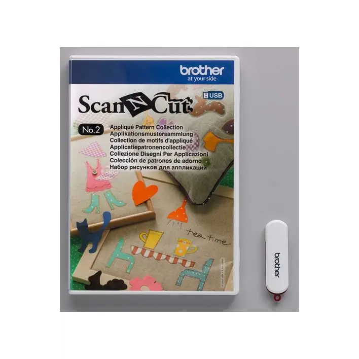 Scan'N'Cut Pattern Collection USB #2 Applique Patterns, Brother Scan'N'Cut Pattern Collection USB #2 Applique Patterns, Brother