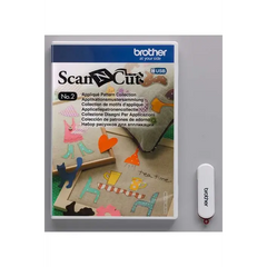 Scan'N'Cut Pattern Collection USB #2 Applique Patterns, Brother Scan'N'Cut Pattern Collection USB #2 Applique Patterns, Brother
