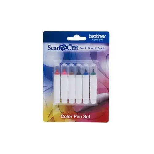 Scan'N'Cut Pen Set, 6pk, Brother Scan'N'Cut Pen Set, 6pk, Brother