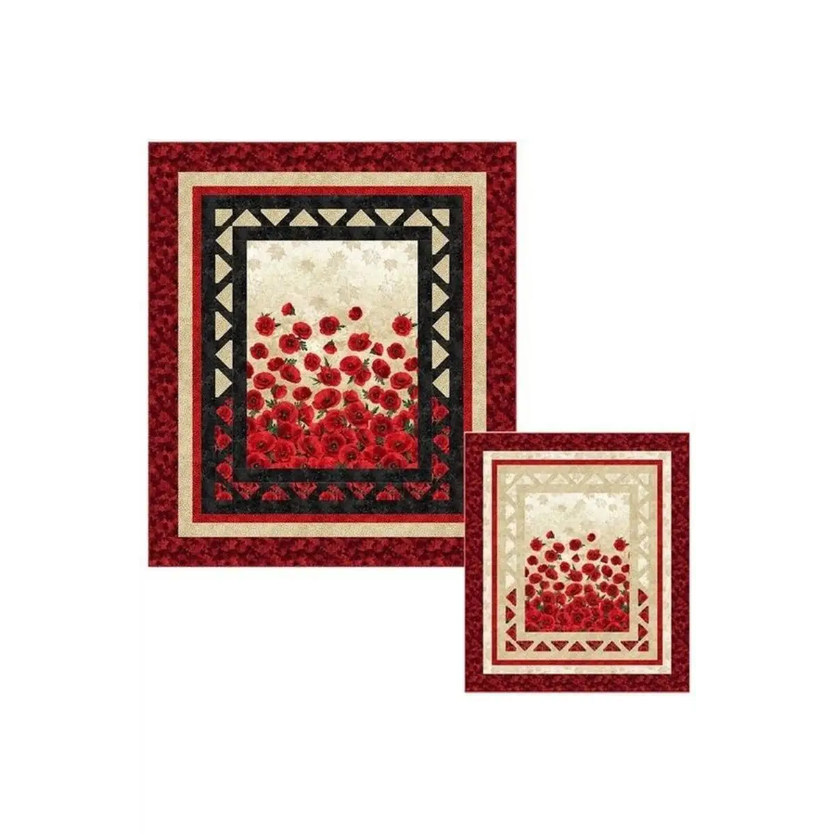 Scattered Poppies Pattern Scattered Poppies Pattern