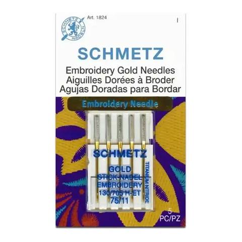 Schmetz Gold Embroidery Needle Schmetz Gold Embroidery Needle
