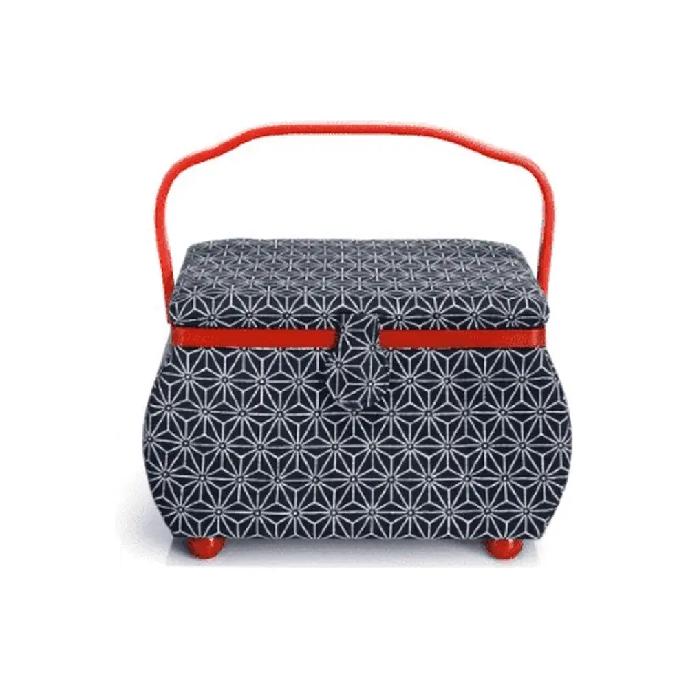 Sewing Basket Kyoto 12.5 x 8 x 8.25" #D612031 Sewing Basket Kyoto 12.5 x 8 x 8.25" #D612031