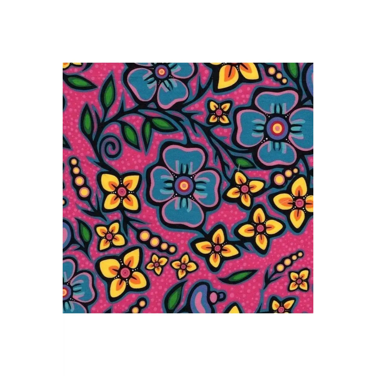 Ojibway Florals Rose - JT-OF01-ROSE Ojibway Florals Rose - JT-OF01-ROSE