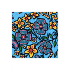 Ojibway Florals Turquoise - JT-OF01-TURQ Ojibway Florals Turquoise - JT-OF01-TURQ