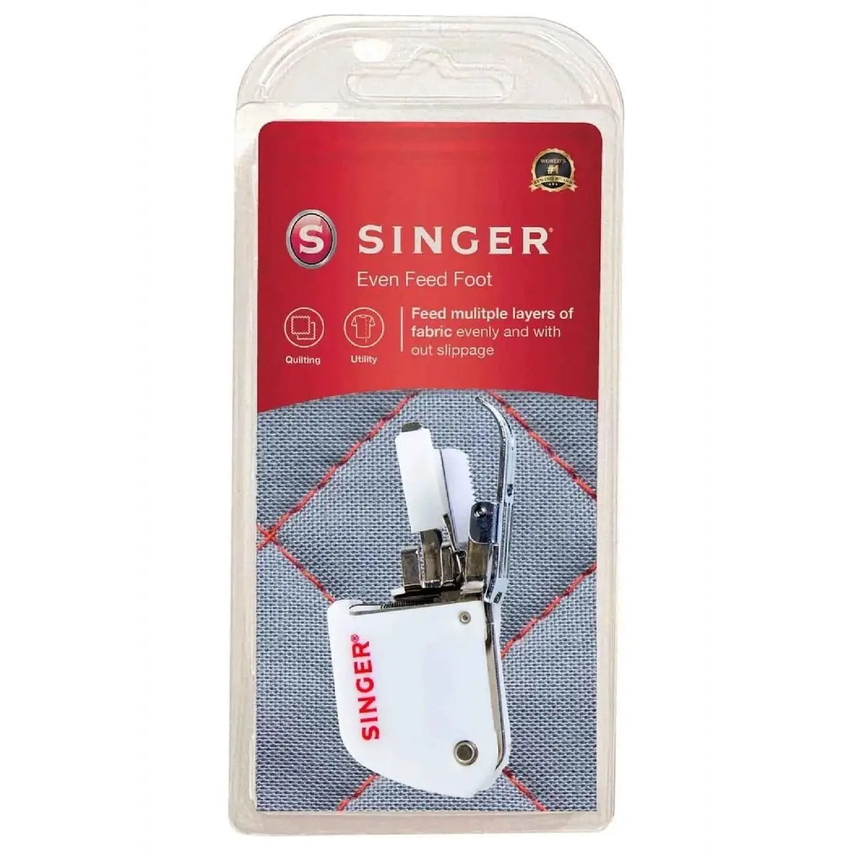 SINGER® Even Feed / Walking Presser Foot - All About Sewing  SINGER® Even Feed / Walking Presser Foot - All About Sewing