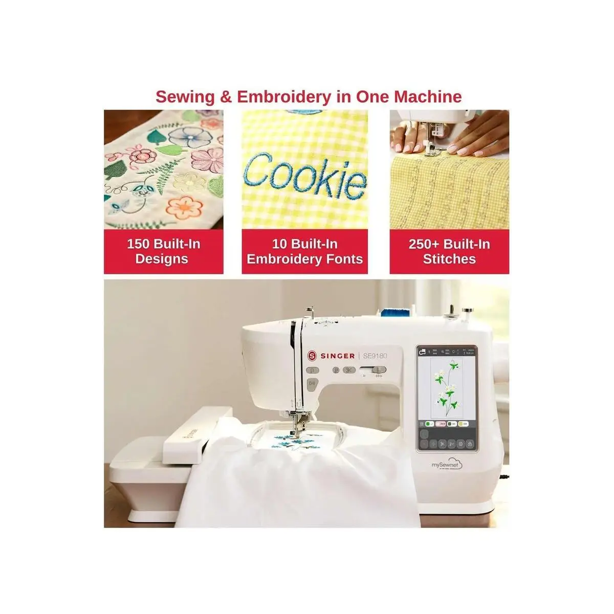 SINGER® SE9180 Sewing & Embroidery Machine