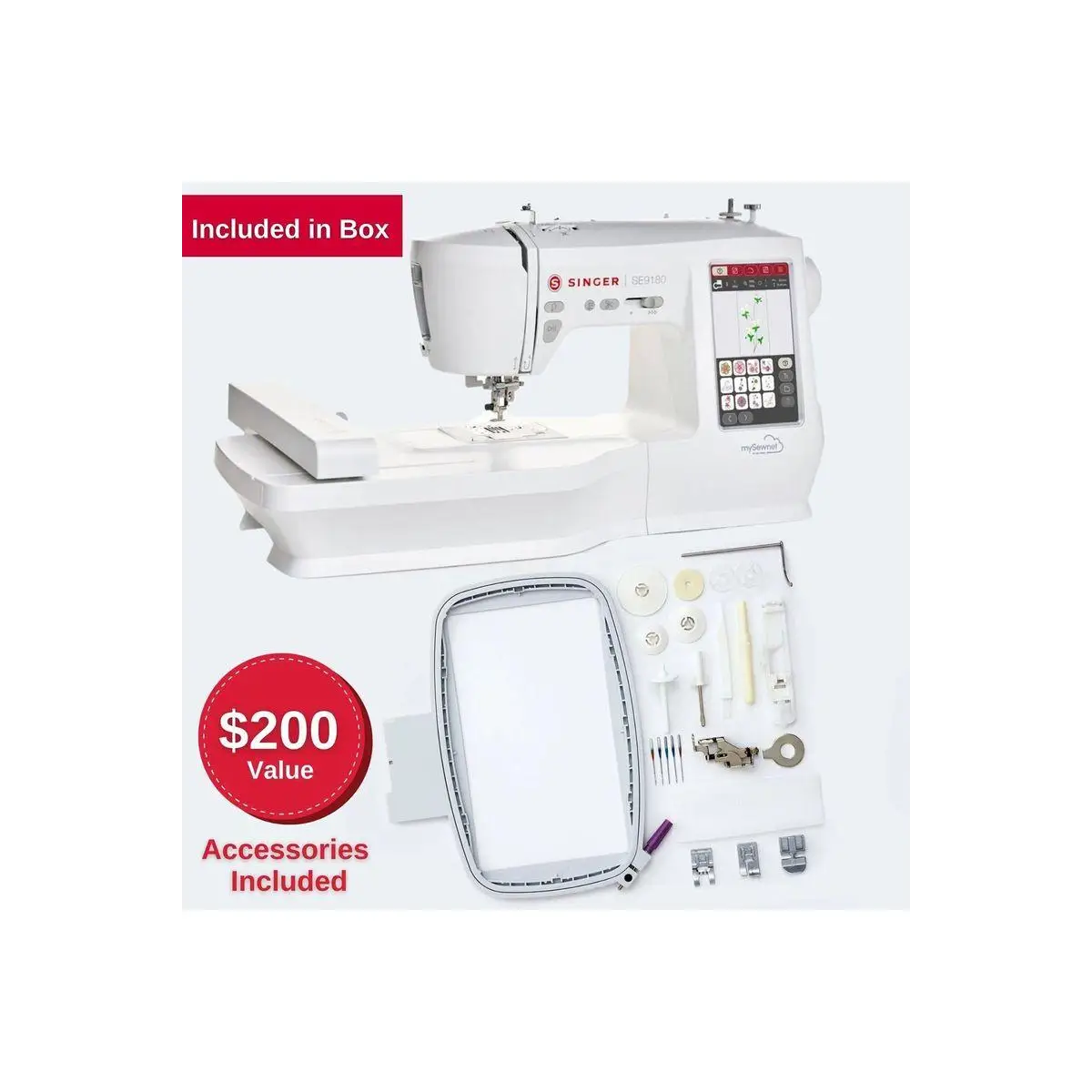 SINGER® SE9180 Sewing & Embroidery Machine