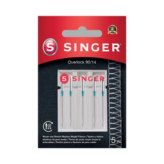Singer Serger/Overlock Needles 90/14-5/PKG - Overlock Needles Singer Serger/Overlock Needles 90/14-5/PKG - Overlock Needles