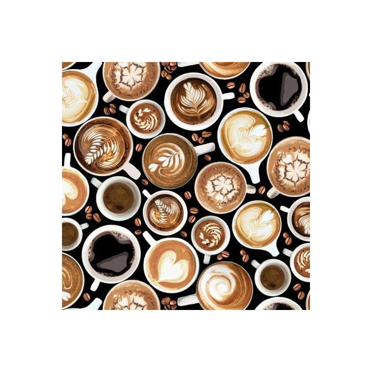 Fabric, Timeless Treasures Black Fresh Brew Coffee Fabric, Timeless Treasures Black Fresh Brew Coffee