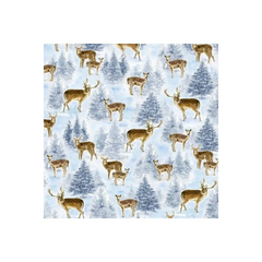 Blue Winter Deer Blue Winter Deer