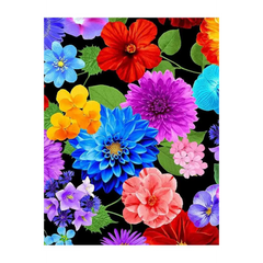 Fabric, Timeless Treasures Fabrics, Garden Bouquet, Variety of Vibrant Florals Fabric, Timeless Treasures Fabrics, Garden Bouquet, Variety of Vibrant Florals