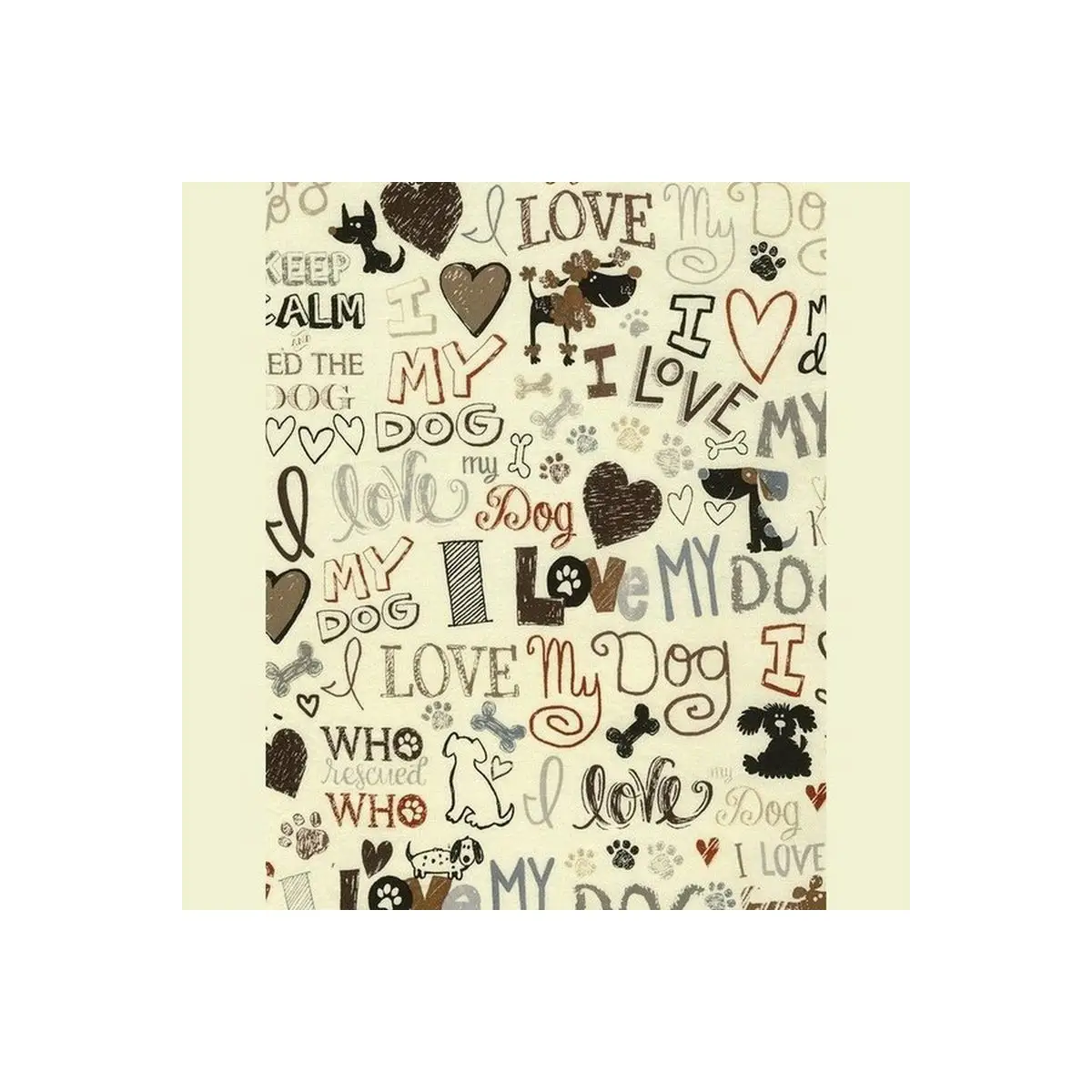 I Love My Dog Word Collage - C5710 I Love My Dog Word Collage - C5710