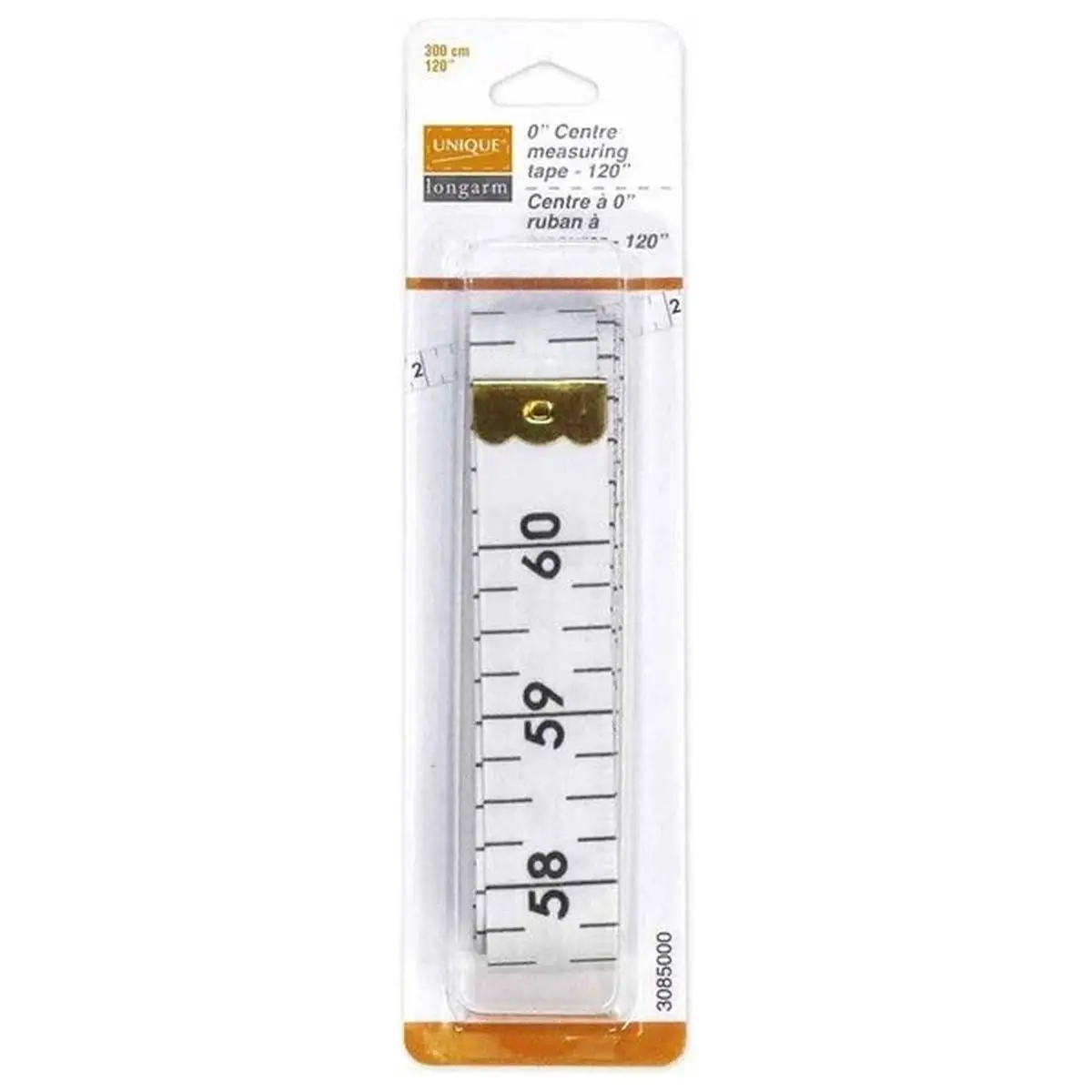 UNIQUE Longarm Zero Centre Tape Measure - 120" UNIQUE Longarm Zero Centre Tape Measure - 120"