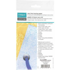UNIQUE SEWING Tracing Paper Assorted Colours - 16.5 x 49.5cm - 5 sheets UNIQUE SEWING Tracing Paper Assorted Colours - 16.5 x 49.5cm - 5 sheets