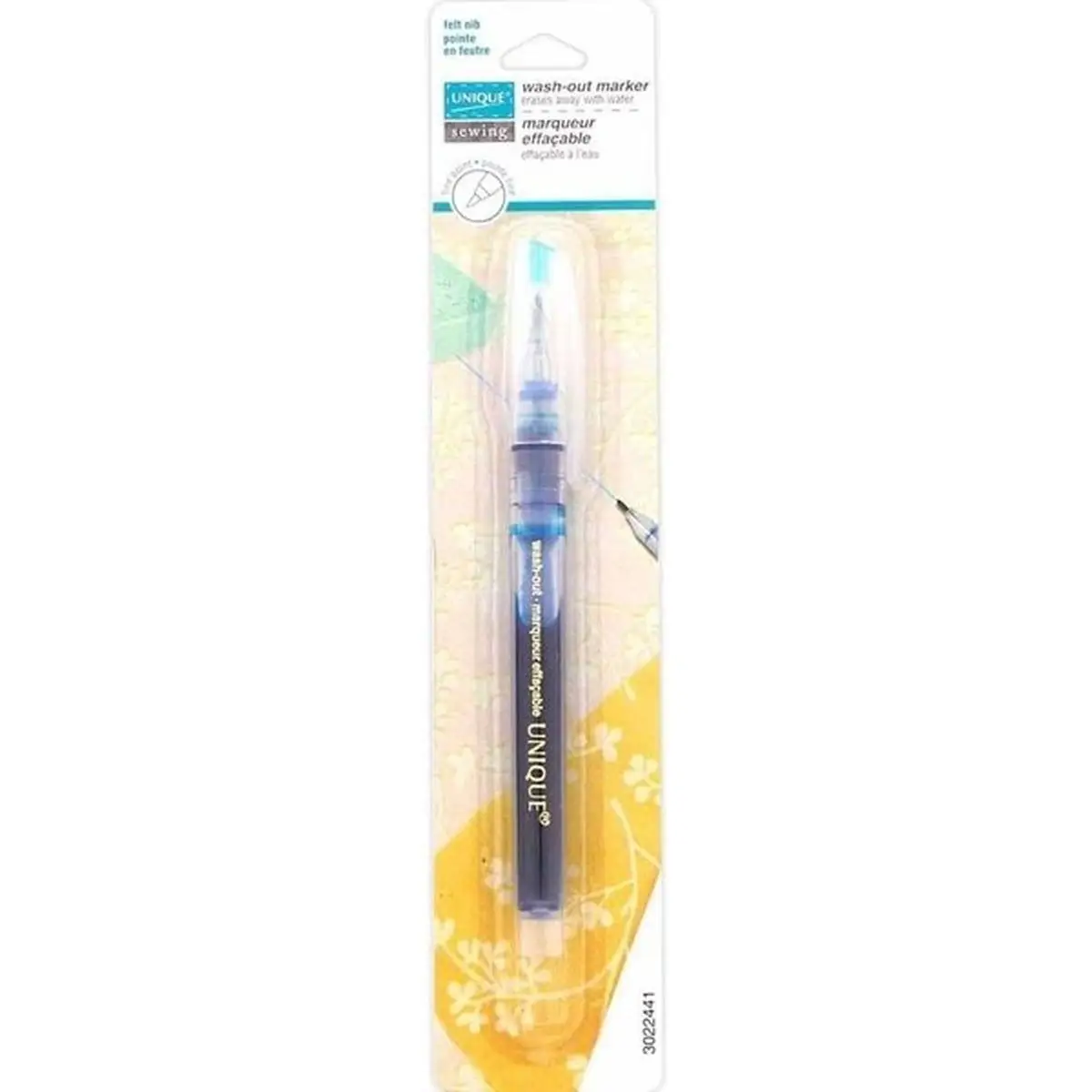 Unique Sewing Wash-out Marker - Fine - Blue Unique Sewing Wash-out Marker - Fine - Blue