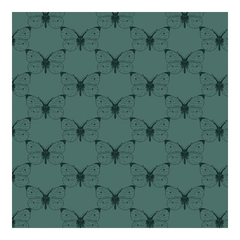 Bee Haven, Etched Cabbage Butterfly (Sold By 1/2 Meter)