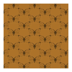 Bee Haven, Etched Cabbage Butterfly (Sold By 1/2 Meter)