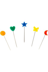 Singer, Decorative Flat Head Pins Size 24 - 1-1/2" 100pk