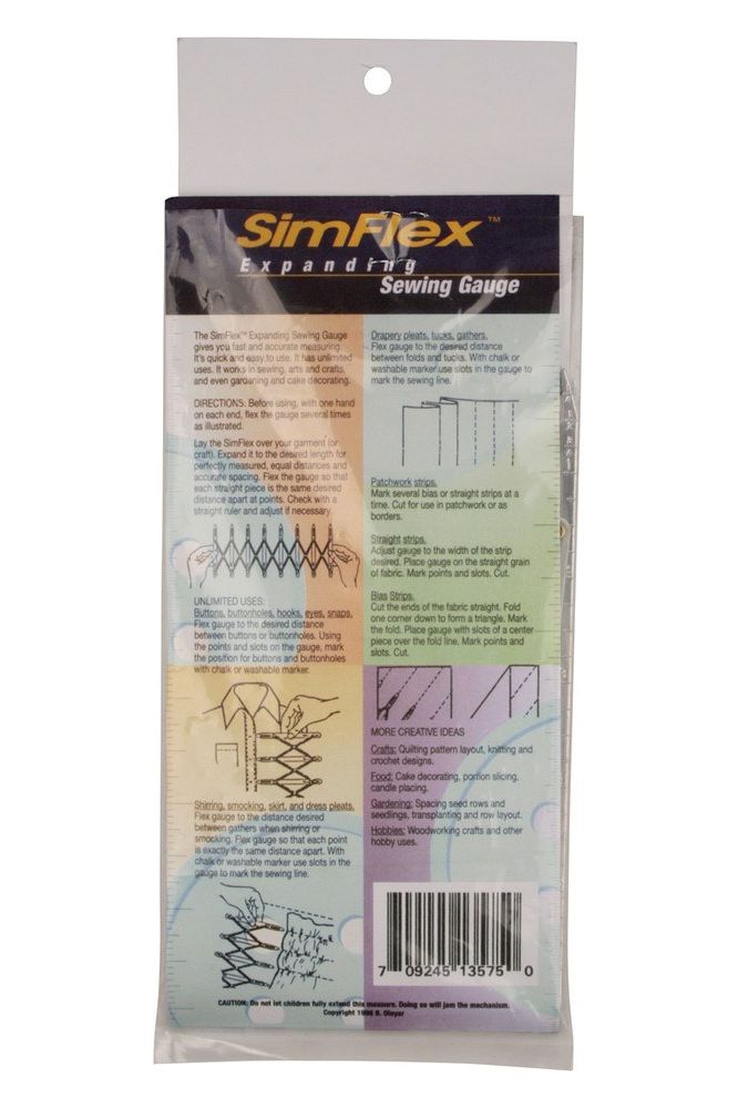 Simflex Expanding Sewing Gauge
