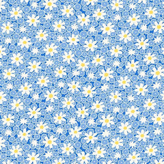 Nana Mae 8, Packed Daisy (Sold By 1/2 Meter)