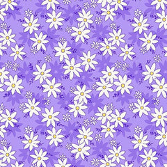 Nana Mae 8, Large Daisy (Sold By 1/2 Meter)