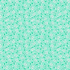 Nana Mae 8, Monotone Floral (Sold By 1/2 Meter)