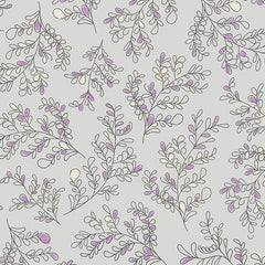 Bee Haven, Leafy Loops (Sold By 1/2 Meter)