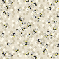 Bee Haven, Bumble (Sold By 1/2 Meter)