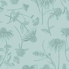 Bee Haven, Coneflower Tonal (Sold By 1/2 Meter)