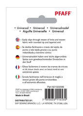 PFAFF® Universal Needles Size 110/18 5-Pack