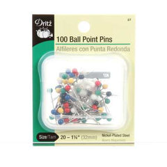 Dritz Extra Long Ball Point Pin Size 20 - 1in 100ct