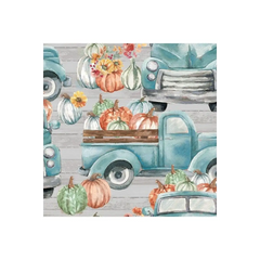 Happy Harvest Pumpkin Truck Grey -19569