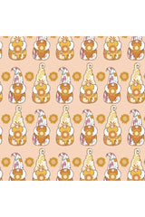 Fabric, Camelot Fabrics, Gnome Sweet Gnome Collection - Light Orange