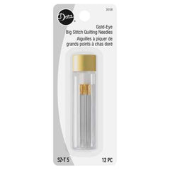 Dritz Gold-Eye Big Stitch Quilting Needles