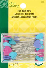 Dritz Flat Heart Pin Size 32 - 2in 50ct $11.99