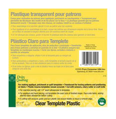 Dritz Clear Template Plastic