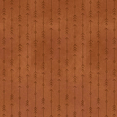 3135-35 Rust || The Mountains are Calling (Sold By 1/2 Meter)